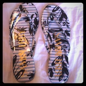 Sam and Libby flip flops.